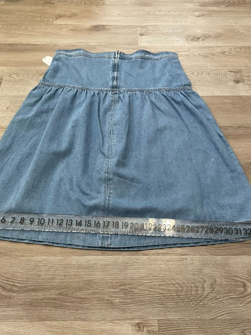 Denim Midi Skirt - Picture 6 of 13
